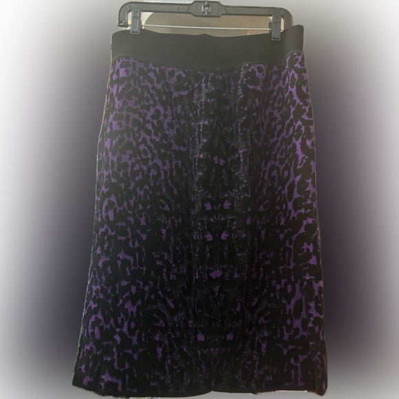 Carlisle Dresses & Skirts - Carlisle, purple and‎ black animal, print skirt, new without tags, size large